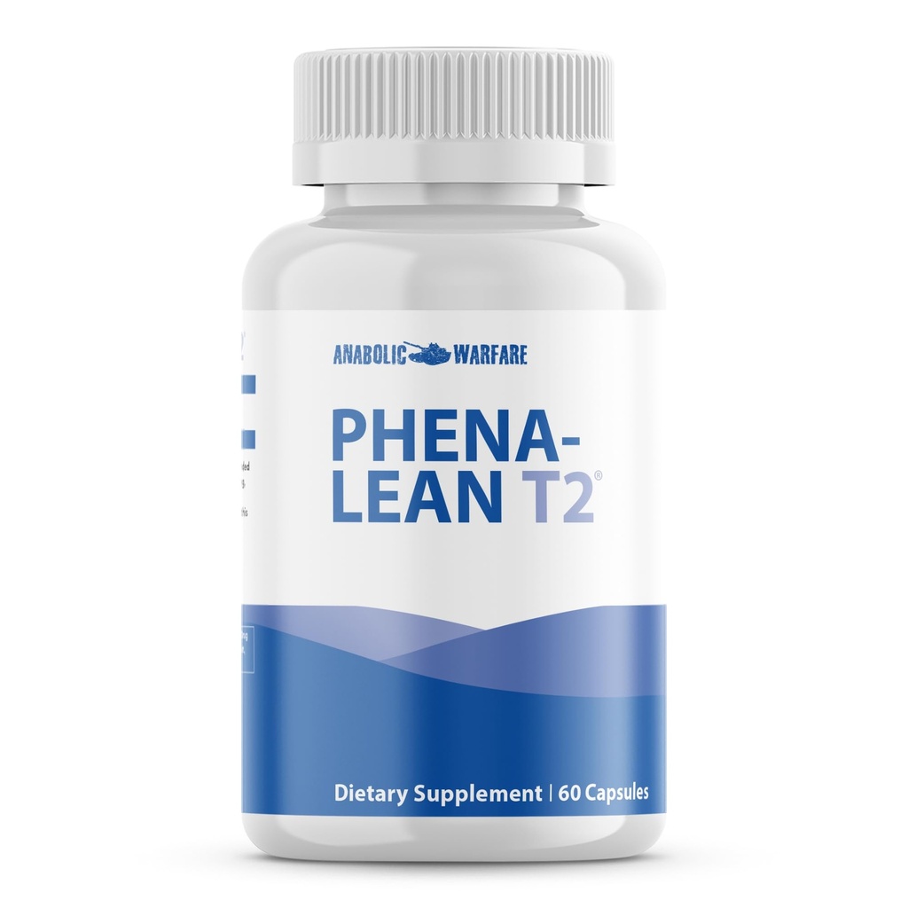 Anabolic Warfare Phena-Lean™ T2 Premier Supplement from Thermogenic Body Composition Supplement – Non-Stimulant – 60 Capsules*