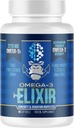 Gorilla Mind Omega-3 ElixirTM | 2210mg Fish Oil Re-Esterified Triglyceride Form | EPA, DHA + 2 gantz-azido | Astaxanthin Infusion for Bolstered Integrity | 3. Party & Rancidity Tested | 60 Softgel