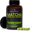 Ekologické kapsle Matcha Green Tea - Natural Energy Boost - Clean Gradual Caffeine - Japanese Matcha Green Tea Pills - 100% přírodní antioxidant - Uklidnění a relaxace - 120 Denní kapsle - 2000 / mg