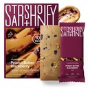 Stars + Honey Protein Bars, Peanut Butter Blackberry, 15g Protein, 2g Sugar, with Collagen Peptides, Dairy Free, Soy & Gluten Free Snacks, Keto Friendly, No Seed Oils or Sugar Alcohols, 10 Pack
