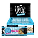 Dive Bar Nutrition Protein Bars | High Protein, High Fiber + 90mg Caffeine | High-Protein Energy Snack | 12 Count (Trash Can Cookie)