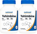 Nutricost Yohimbine HCl 5mg, 120 Capsules - Gluten Free and Non-GMO (Pack of 2)