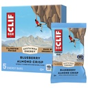 CLIF BAR - Energy Protein Bars - Blueberry Almond Crisp - Made with Organic Oats - Energy Bars - Non-GMO - (5 Pack)