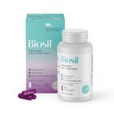 Biosil Advanced Hair + Nail Care - 120 Capsules - Grow, Strengthen & Thicken Hair and Nails - with Patented ch-OSA & Biotin - 60-Day Supply