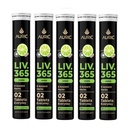 Auric Liv365 Liver Detox Supplement 100 Tablets | Lemon Flavour Advanced Herbal Formula for Liver Health, Detox & Cleansing