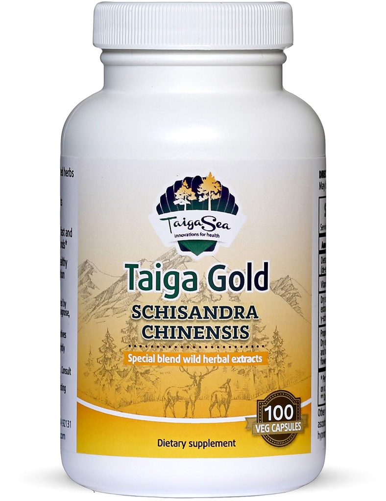Schisandra Chinese Herbal Extract Supplement for Mental Focus, Liver Support, and Immunity Boost, 100 Vegetarian Capsules