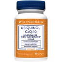 The Vitamin Shoppe Ubiquinol CoQ-10 200mg Beneficial for Those (30 Softgels)