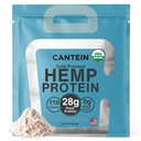 Organic Plant-Based Protein Powder - 100% Hemp Protein Vegan Shake Mix - Lactose, Dairy & Gluten Free, Clean Natural Unflavored (1 Serving)