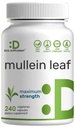 DEAL SUPPLEMENT Mullein Leaf Extract 240 Veggie Capsules – 4 Month Supply – Non-GMO, Vegan