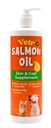Vetr Norwegian Salmon Oil for Dogs & Cats, 16.9 oz Squeeze Bottle - Pure Wild-Caught Omega-3 Fish Oil Liquid Supplement - Supports Healthy Skin & Shiny Coat