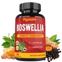 Boswellia Serrata Extract Capsules with Turmeric, Ginger, Pepper, Green Tea | 5 Months Supply | 150 Capsules