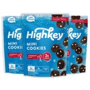 HighKey Seasonal Peppermint Cookies - Low Carb, Low Sugar, Gluten Free, Grain Free, Keto Snack - Diet Friendly Sweets - 2 Ounce (Pack of 3)