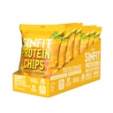SinFit Protein Chips, 20g Protein/Bag, 50g-Bag, High Fiber, Low Carb, Gluten Free,7/box (7 Bags, Nacho Cheese)