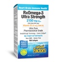 Natural Factors RxOmega-3 Ultra Strength - Brain & Heart Health Support - Eye Health Supplement with EPA & DHA - Supplement with Omega-3 Fatty Acids & Vitamin D3-150 Softgels (75 Servings)