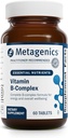 Metagenics Vitamina B-Complexo - Vitaminas Ativas B6 & B12 com Folato - Suporta Metabolismo Energético, Resposta ao Stress, Equilíbrio de Homocisteína e Saúde do Sistema Nervoso - Vegetariano e Sem Glúten - 60 Comprimidos