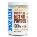 Dr. Colbert, MD MCT Oil Powder | French Vanilla Flavor | by Divine Health | Keto Zone | 70% C8 | 30% C10 | 0 Net Carbs | Gluten Free | 30 Day Supply | 315g
