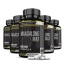 Justified Laboratories Maasalong Max - Men’s Health Supplement with L-Arginine for Strength, Stamina & Performance - 60 Capsules (Pack of 5)