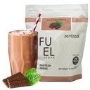 Fuel Vegan Protein Powder Mint Chocolate - 21g of Protein Each Serving, Delicious Plant-Based Blend for Muscle Growth, Crafted from Pea, with Vegan D3, No Artificial Flavors, Gluten-Free