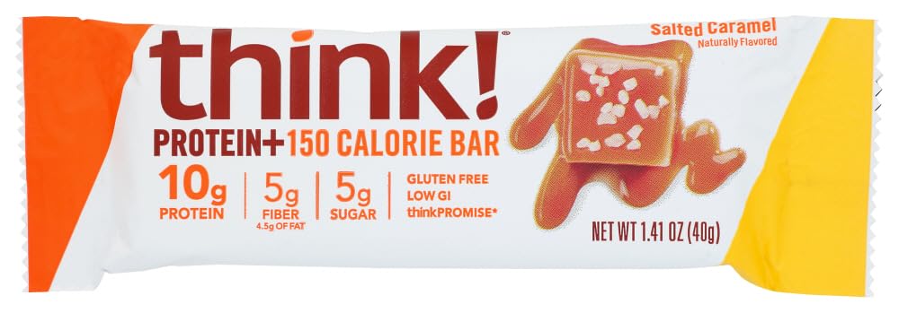thinkThin Bar - Lean Protein Fiber - Caramel - 1.41 oz - 1 Case