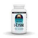 Source Naturals L-Lysine Free Form -Amino Acid Supplement Supports Energy Formation & Collagen - 200 Capsules