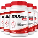 (5 Pack) Max Boost XXL Capsules – Official Max Boost XXL Men’s Daily Support with Clean, Potent Blend to Help Maintain Stamina, Energy & Performance | Just 2 Easy-to-Take Pills Everyday (300 Capsules)