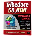 50,000 - Vitamin B Complex Liquid Supplement, Immune Support, Non-GMO, 10 Ampoules (3.4 fl oz / 100 ml)
