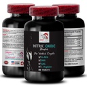 L-Arginine - NITRIC OXIDE BOOSTER - nitric oxide booster supplement, strength support, muscle recovery, power booster, workout support, endurance support, recovery focus, fitness 1 Bottle 60 Tablets