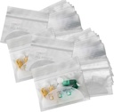 Pill Pouch sáčky - (balení po 400) 3 "x 2.75" - BPA-Free, Poly Bag Jednorázové zip pilulky Baggies, Daily AM PM Travel Medicine Organizer Storage Pouches, Nejlepší jasné opakovaně použitelné s Write- on etikety