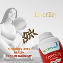 Liver Support Supplement - Supports Detox, Cleansing & Lipid Metabolism - Bergacyn FF (Bergamot & Artichoke) - 30 LiverEzy Vegan Kapsüls