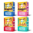 Quantum Energy Square: Energy Bar with Caffeine & 10g Protein. Delicious Healthy Snack On The Go. (Vegan, Gluten-free, Soy-free, Dairy-free) (Variety Mega Pack)
