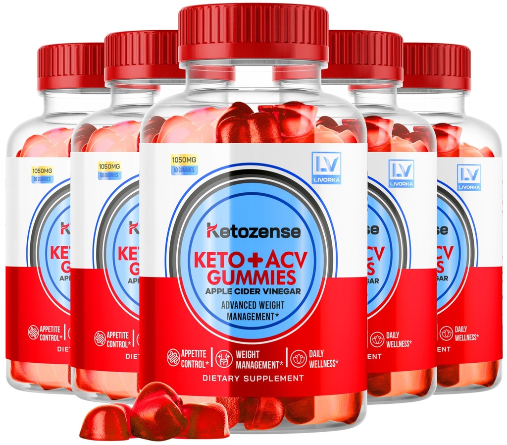 (5 Pack) Ketozense - KetozeneACV Gummies, Ketozense Gummies, KetozenseGummies, Ketozense ACV, Ketozense ACV 300 Gummies for 5 Months