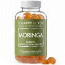 Moringa Gummies for Energy, Mood & Skin Health - 90 Count Citrus Flavor - Vegan Pectin Based - Non GMO - Gelatin Free - Made in USA