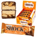 Fitness SHOCK Peanut Salted Caramel Protein Bars - Gluten Free, No Added Sugar, Low Calorie Low Carb Snack - 10g Protein, 0g Added Sugar, 180 Kcal, 18g Net Carbs - 12 x 50g