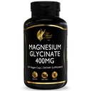 Cocó March N.M.D Magnesium Glycinate 400 mg – High Absorption Magnesium for Women & Men - Supplement for Sleep, Relaxation & Digestive Health – Gluten Free, Vegan, Soy & Dairy Free – 150 Capsules