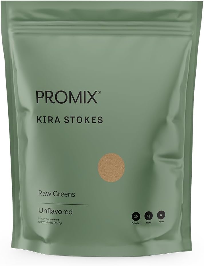 ProMix Nutrition Cruw Greens Superfood Blend - Sprouted Alfalfa, Wheatgrass, Ashwagandha, & Rhodiola - 30 Servings