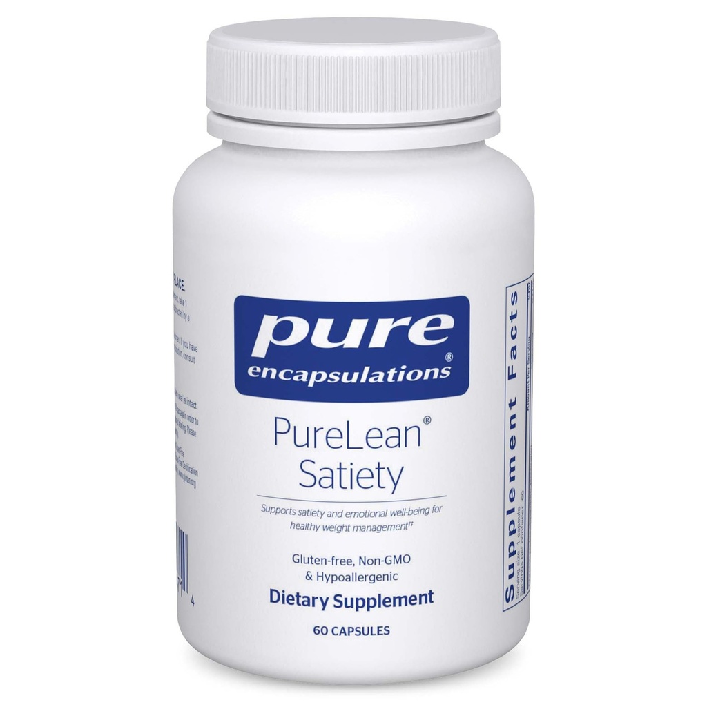Pure Encapsulations PureLean Satiety - Supports Fullness Signaling, Nutrient Metabolism & Healthy Eating Habits* - Gluten-Free & Non-GMO - 60 Capsules (60 Servings)