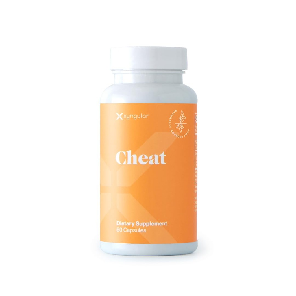 Xyngular Cheat Capsules - Glucomannan Konjac Fiber with Green Coffee Bean Extract & Phytosterols - Satiety Support for Healthy Weight Management for Adults - 60 Capsules, 30 Servings