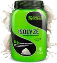 אכילת מינים Isolyze אבקת חלבון Whey, 100% Whey Isolate עבור בניין שרירים, 27.5g חלבון Per Scoop, No Sugar & Low Fat (Vanilla Ice Cream, 22 משרתים)