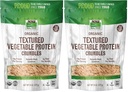NOW Foods, Organic Textured Soy Protein Granules, Non-GMO, Versatile, Vegetable-Sourced Protein, 8-Ounce (Packaging May Vary) (Pack of 2)