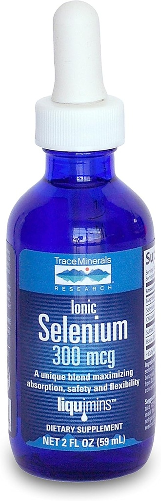 Spormineraler Flydende ionisk selenium, 2-Ounce