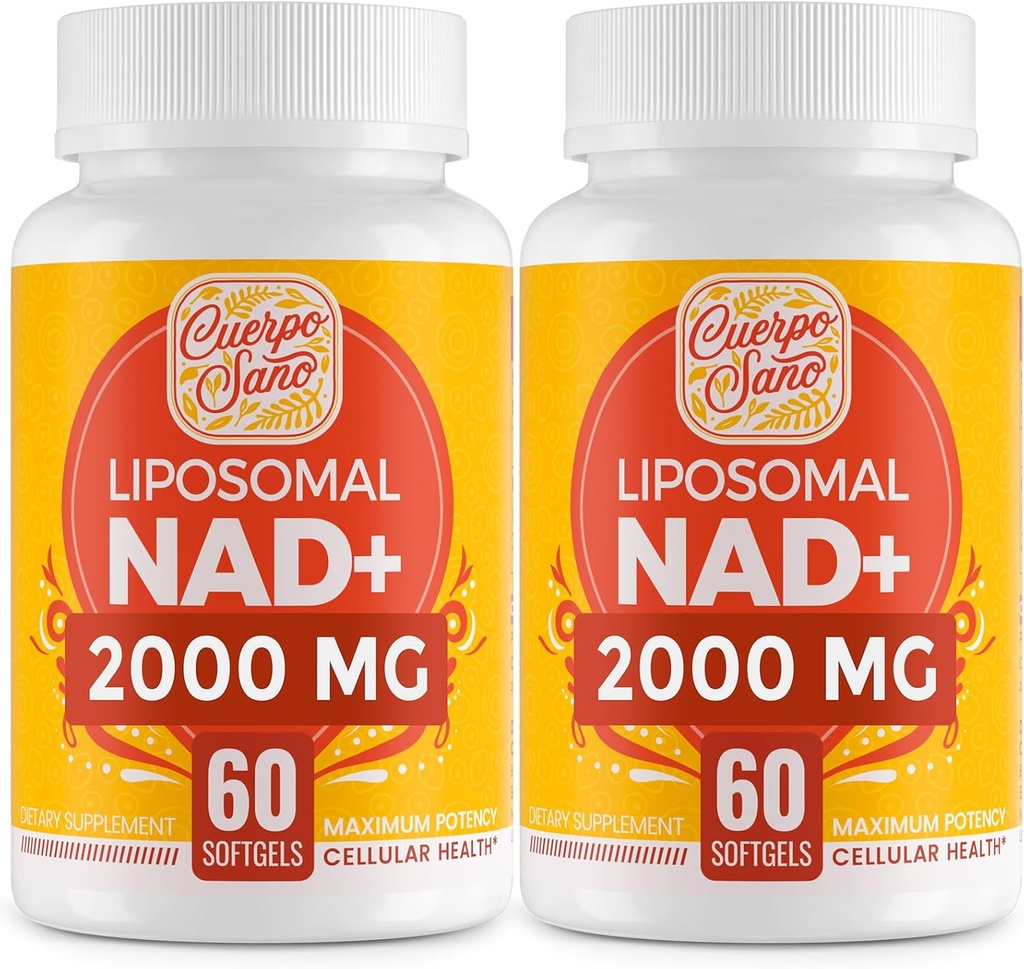 2000 MG NAD Phụ, Liposmal NAD+ với High Absorption, nhiều hơn Effient hơn Nicotinamide Riboside, tinh khiết & Plus Boosting, Aging Defense, Metabolism & Ccellal, 120 softgels