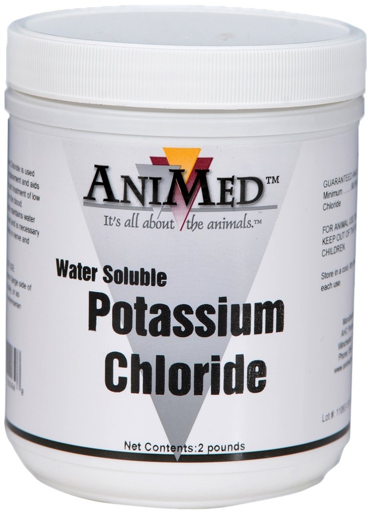 AniMed Potassium Chloride Kcl 98-Percent Multi-Species, 2-Pound
