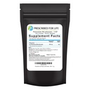 Prescribed for Life Potassium Bicarbonate Powder, Pure USP & Food Grade Potassium Bicarbonate for Plants, Winemaking, & Baking, Crystalline Powder, 39% K (1kg / 2.2lb)