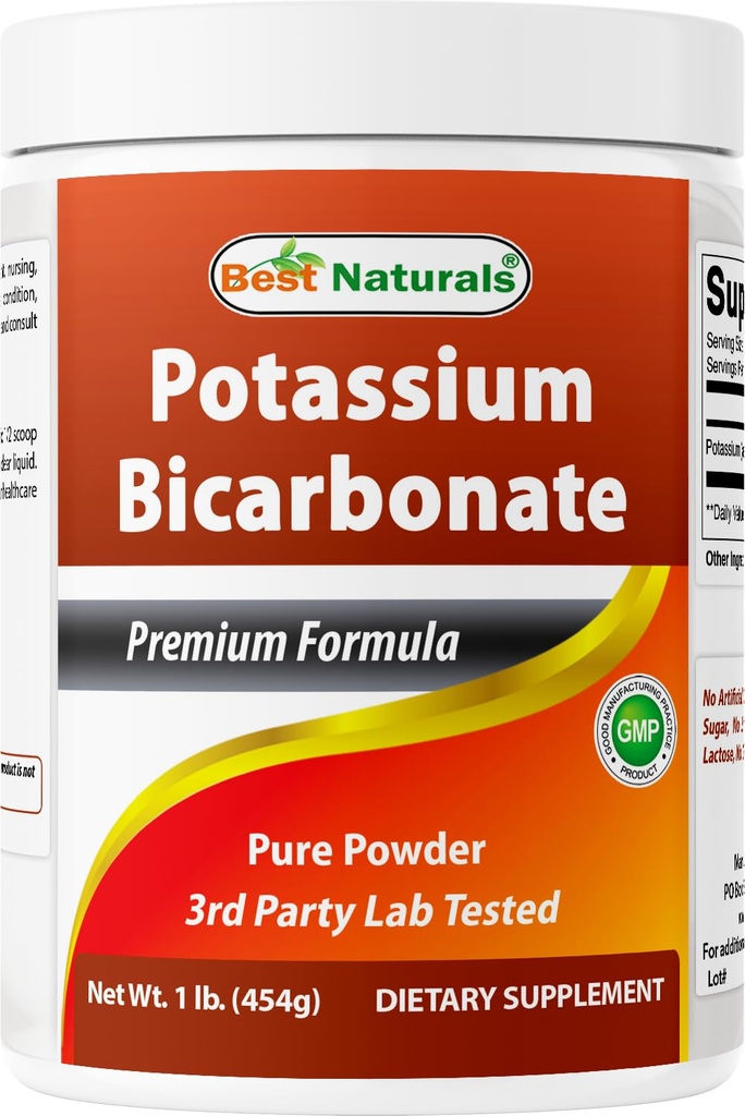 Best Naturals Pure Potassium Bicarbonate 1 LB Powder