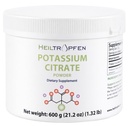 Potassium Citrate Powder 600g | 100% Pure Powder | Unflavored | Single Ingredient | Capsule-Free | Dietary Supplement