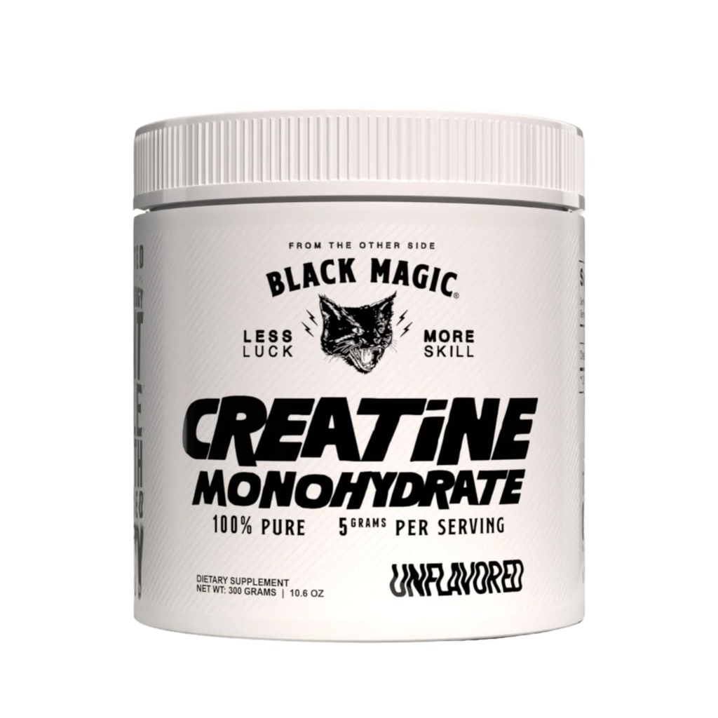 Black Magic, Creatine Monohydrate - Boost Muscle & Performance, 60 Servings