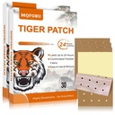 MQFORU Tiger Patches, 60 Pcs Chinese Tiger Plaster, Natural Herbal Adhesive Plasters for Muscle Joint Purposes, Maximum Strength Knee Patches for Back Shoulder Neck