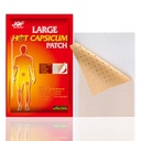 50 Patches Capsaicin Patch, 7.2 x 4.7 Inch Large Capsicum Plaster, Individually Packaged
