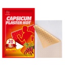 XL Capsaicin Patches - 4.72"x7.08" Maximum Strength Hot Capsicum Patch - 20 Pcs Hot Patches