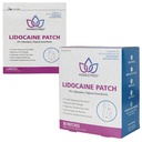 HONESTMED Maximum Strength OTC Pain Relief Patch - 4% Lidocaine Patches for Back, Knee, Neck, Joints & Muscle Soreness, Unscented - 3.9” x 5.5”, Individually Packaged Single Use, 60 Count Box